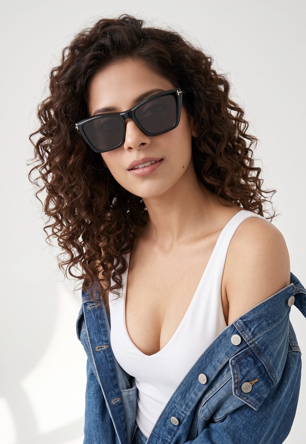 Catty Black Women Sunglasses