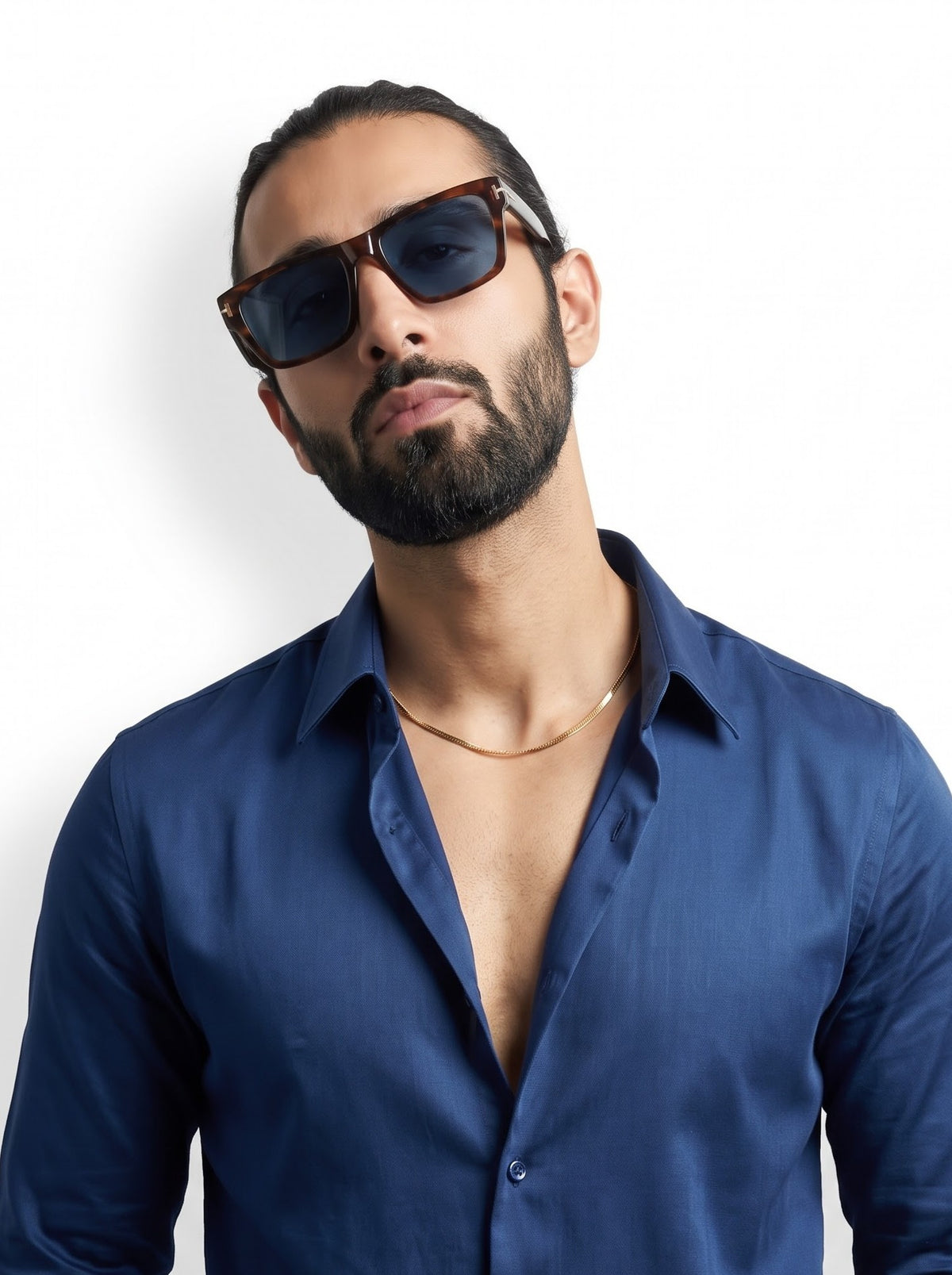 Trending Blue Wayfarer Men Sunglasses