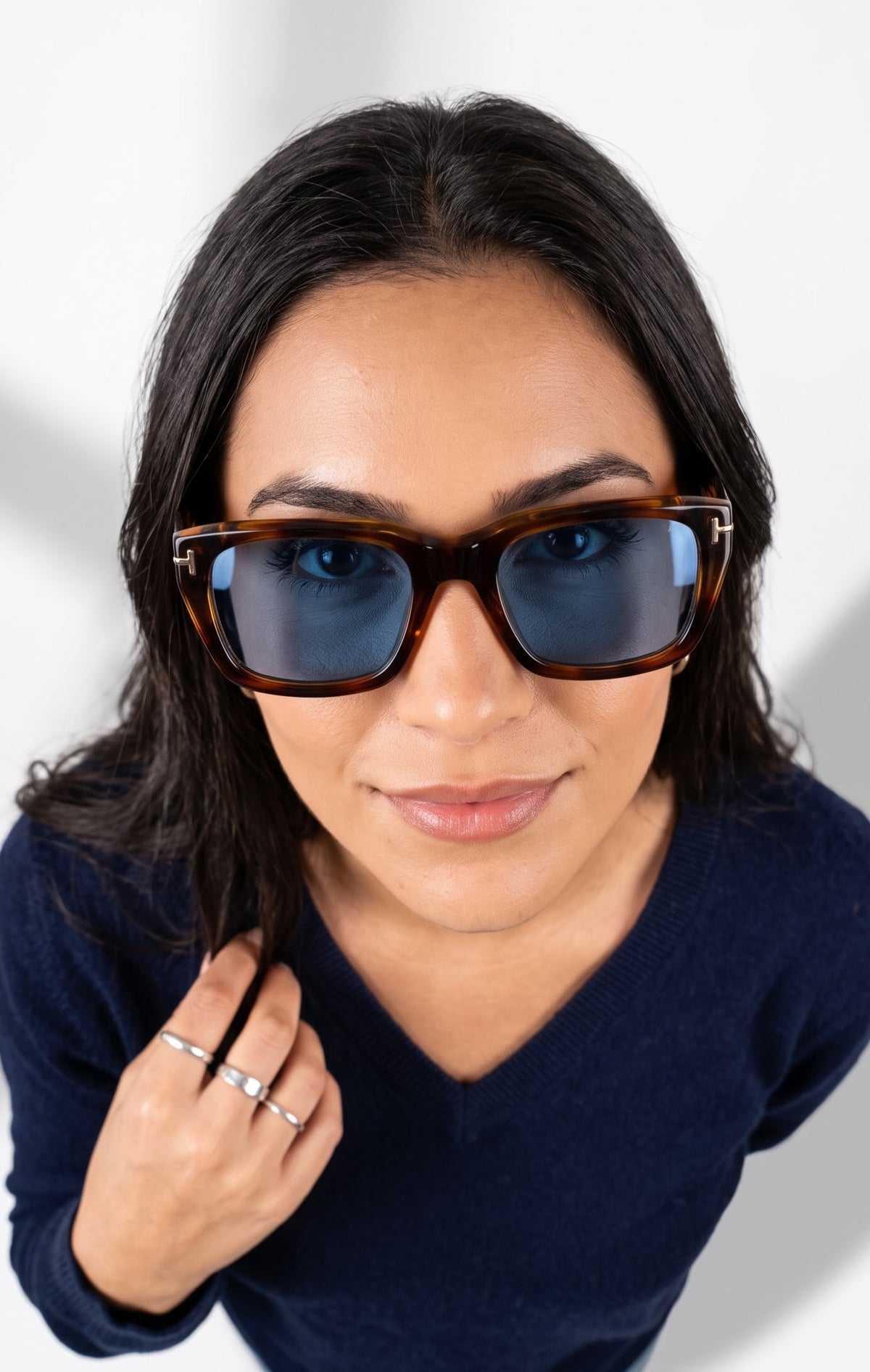 Luxe Leopard Blue Uv-Protected Women Sunglasses