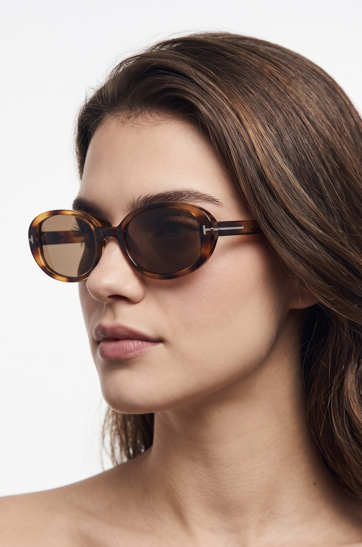 Trending Oval Brown Women Sunglasses