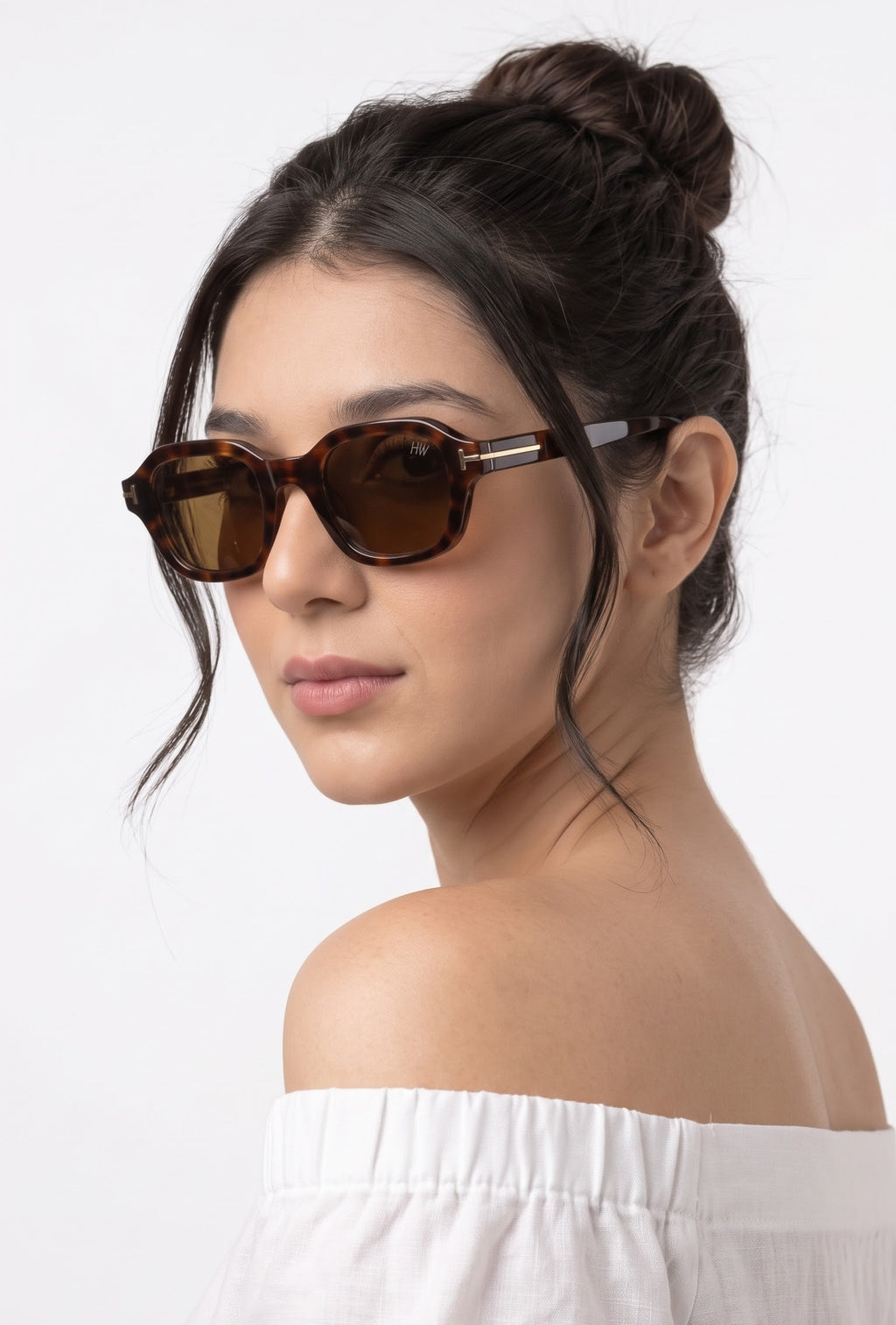 Luxe Blue-Grey Wayfarer Women Sunglasses
