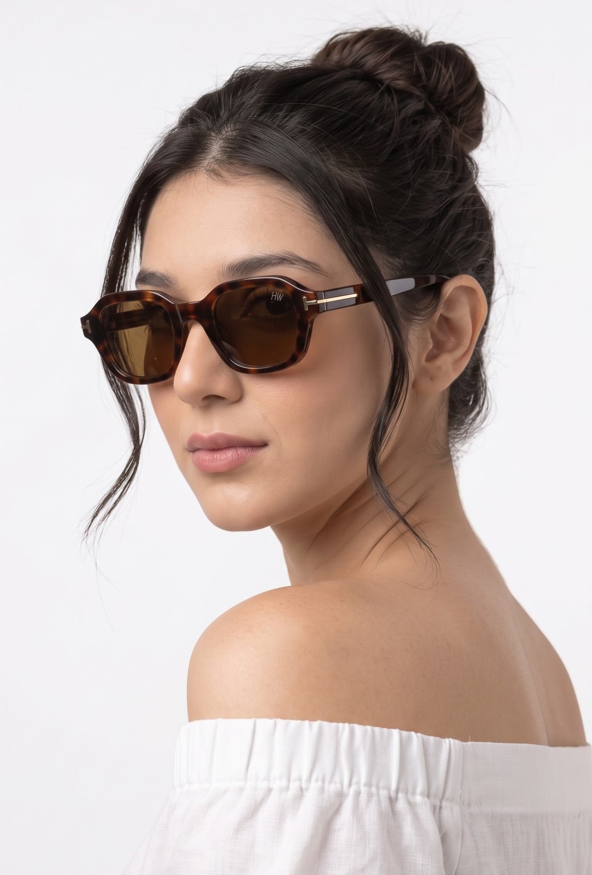 Luxe Blue-Grey Wayfarer Women Sunglasses