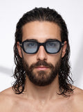 Supreme Blue Men Wayfarer Sunglasses