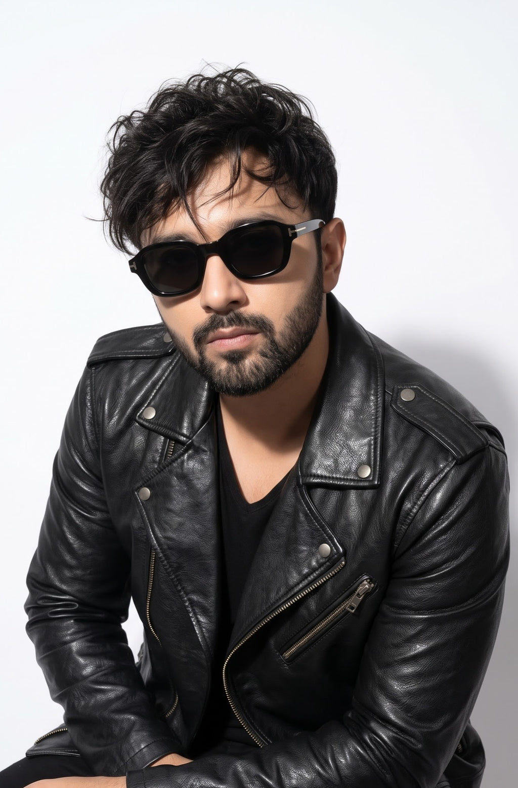 Supreme Black Uv-Protected Men Sunglasses