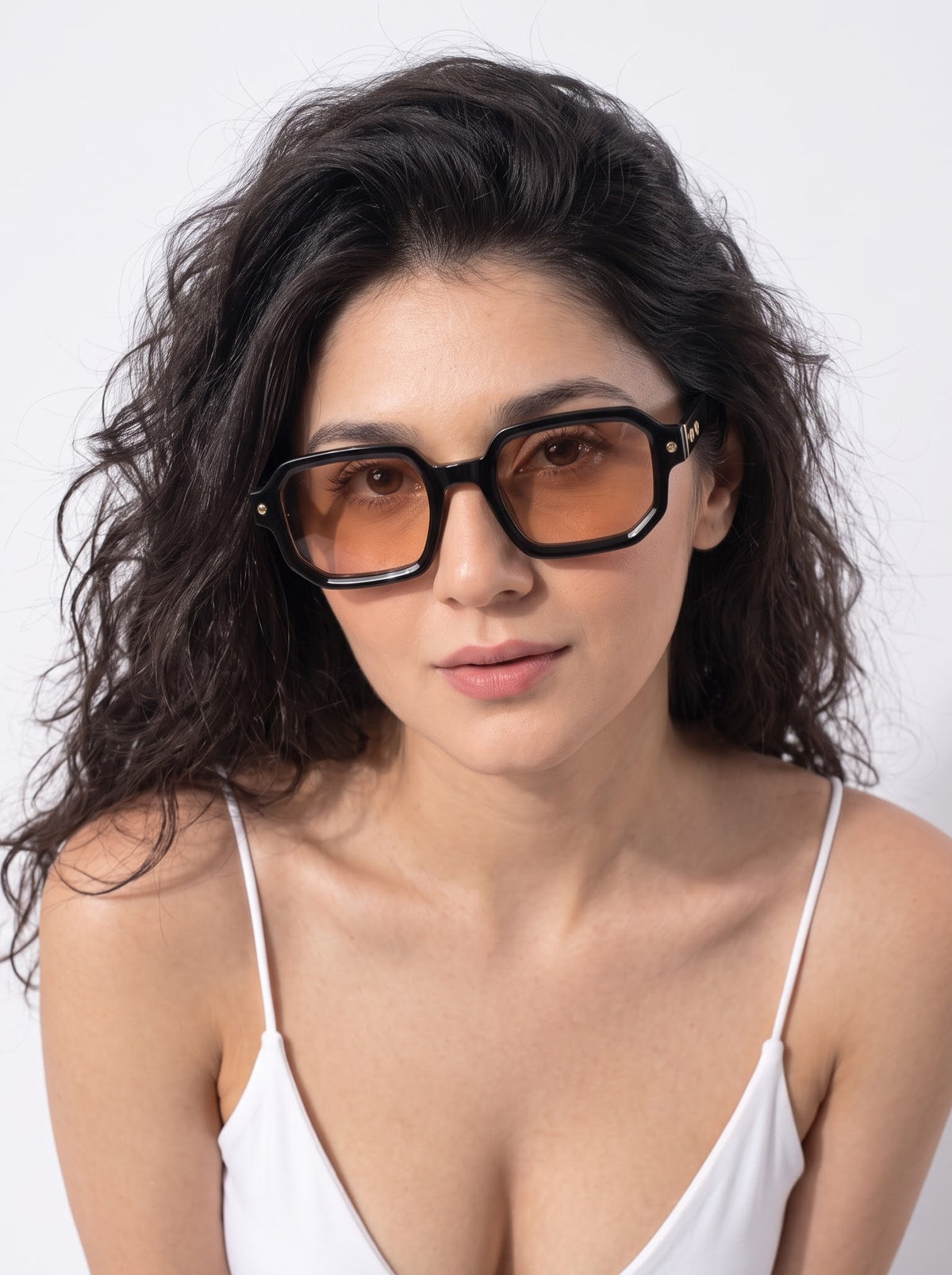High On Trend Black Peach Women Sunglasses