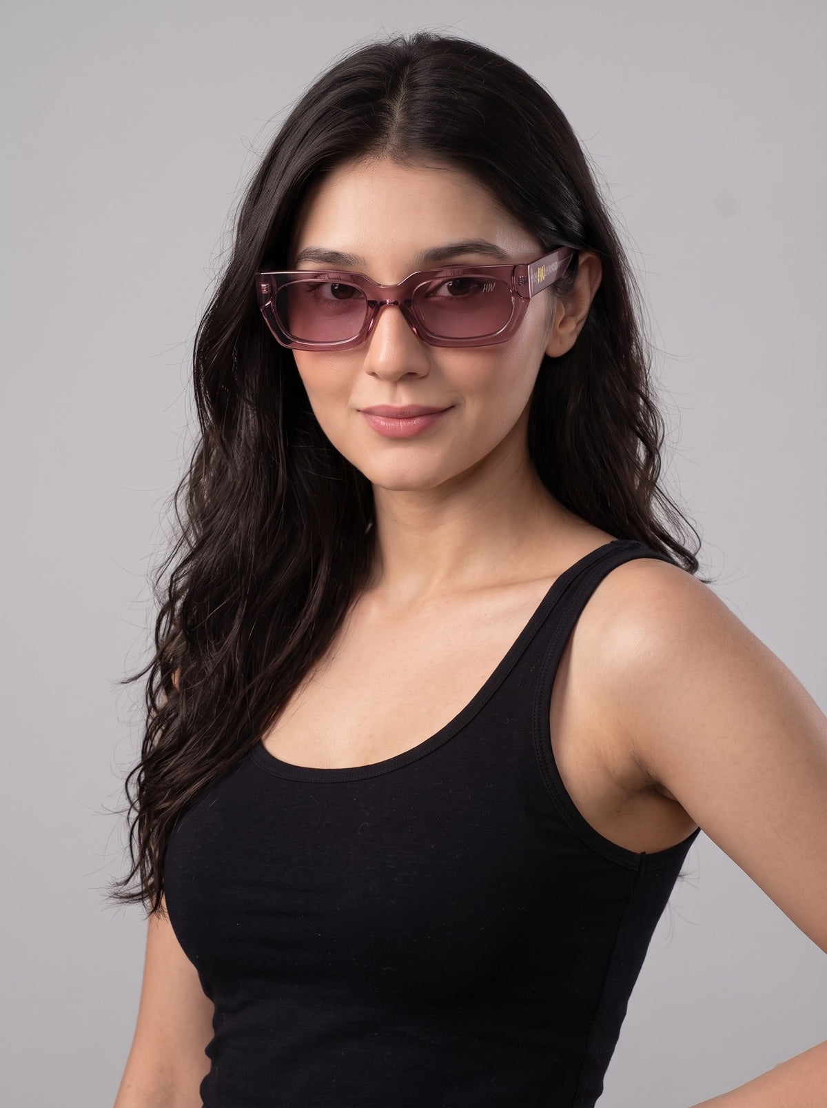 Virelle Wayfarer UV Protected Womens Sunglasses Peach