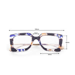 HW oversized womens flowered optical