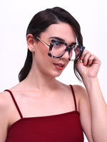 HW oversized womens flowered optical
