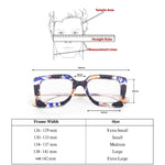HW oversized womens flowered optical