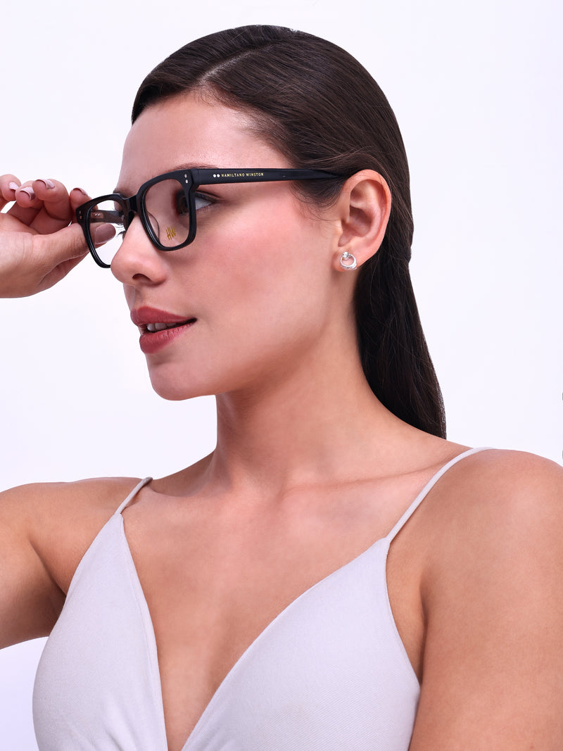 HW black unisex wayfarer optical - Female