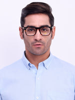 HW leopard wayfarer unisex optical - Male