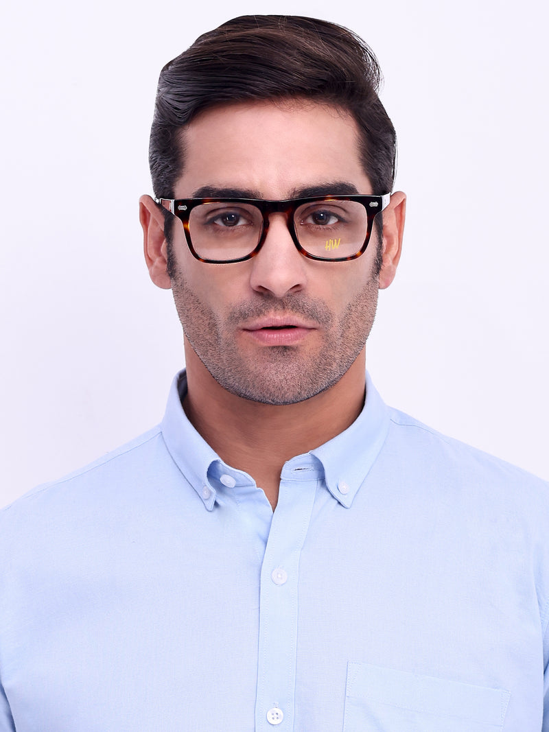 HW leopard wayfarer unisex optical - Male