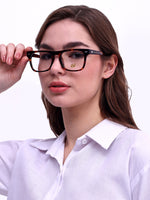 HW leopard wayfarer unisex optical - Female