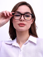 HW leopard wayfarer unisex optical - Female