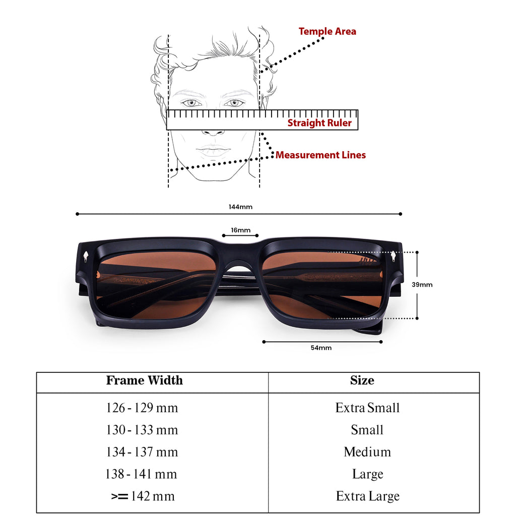 Men Wayfarer Rectangular UV Protected Sunglasses Brown