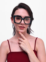 HW green womens oversized optical