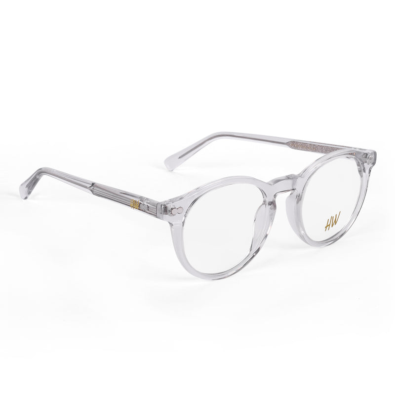 HW transparent round unisex optical - Male