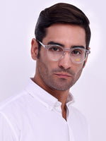 HW transparent round unisex optical - Male