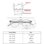 HW transparent round unisex optical - Male