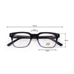 HW black grey unisex wayfarer optical - Male