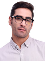 HW black grey unisex wayfarer optical - Male