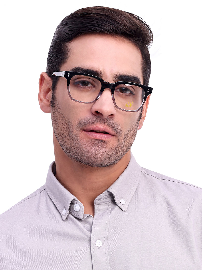 HW black grey unisex wayfarer optical - Male