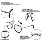 HW pento black silver optical - Male