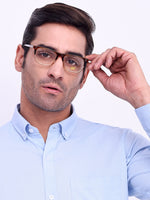HW basic leopard wayfarer unisex optical - Male