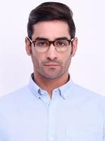 HW basic leopard wayfarer unisex optical - Male