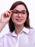 HW basic leopard wayfarer unisex optical - Female