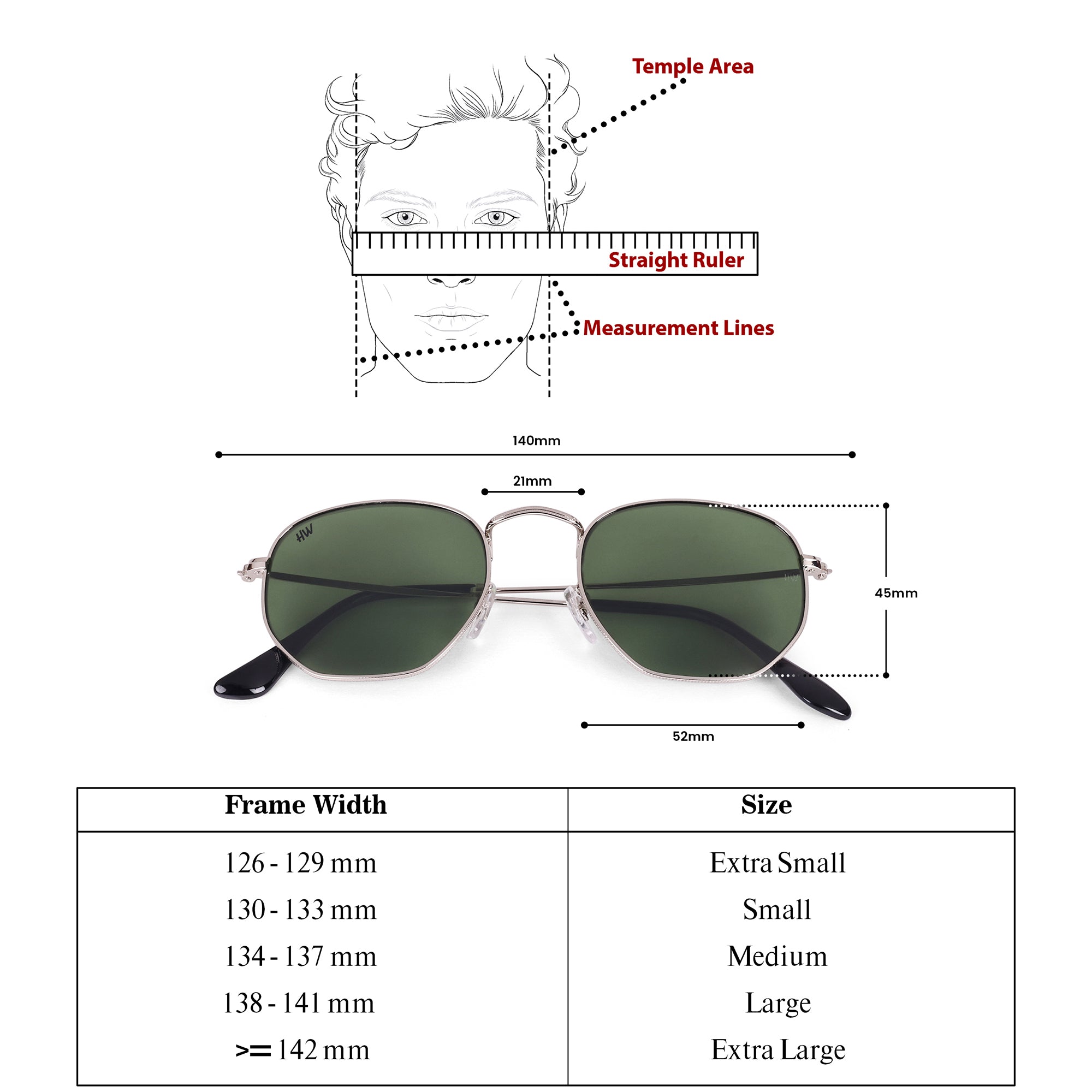 Men Hexagon UV Protected Sunglasses Grey
