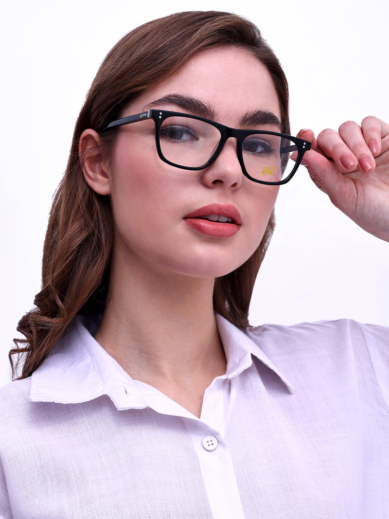 HW black wayfarer unisex optical - Female