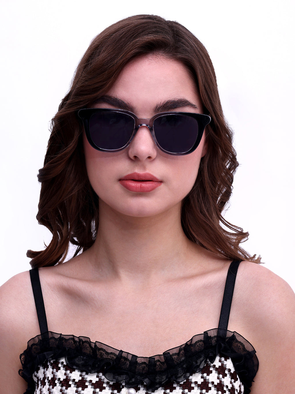 Women UV Protected Wayfarer Sunglasses Black