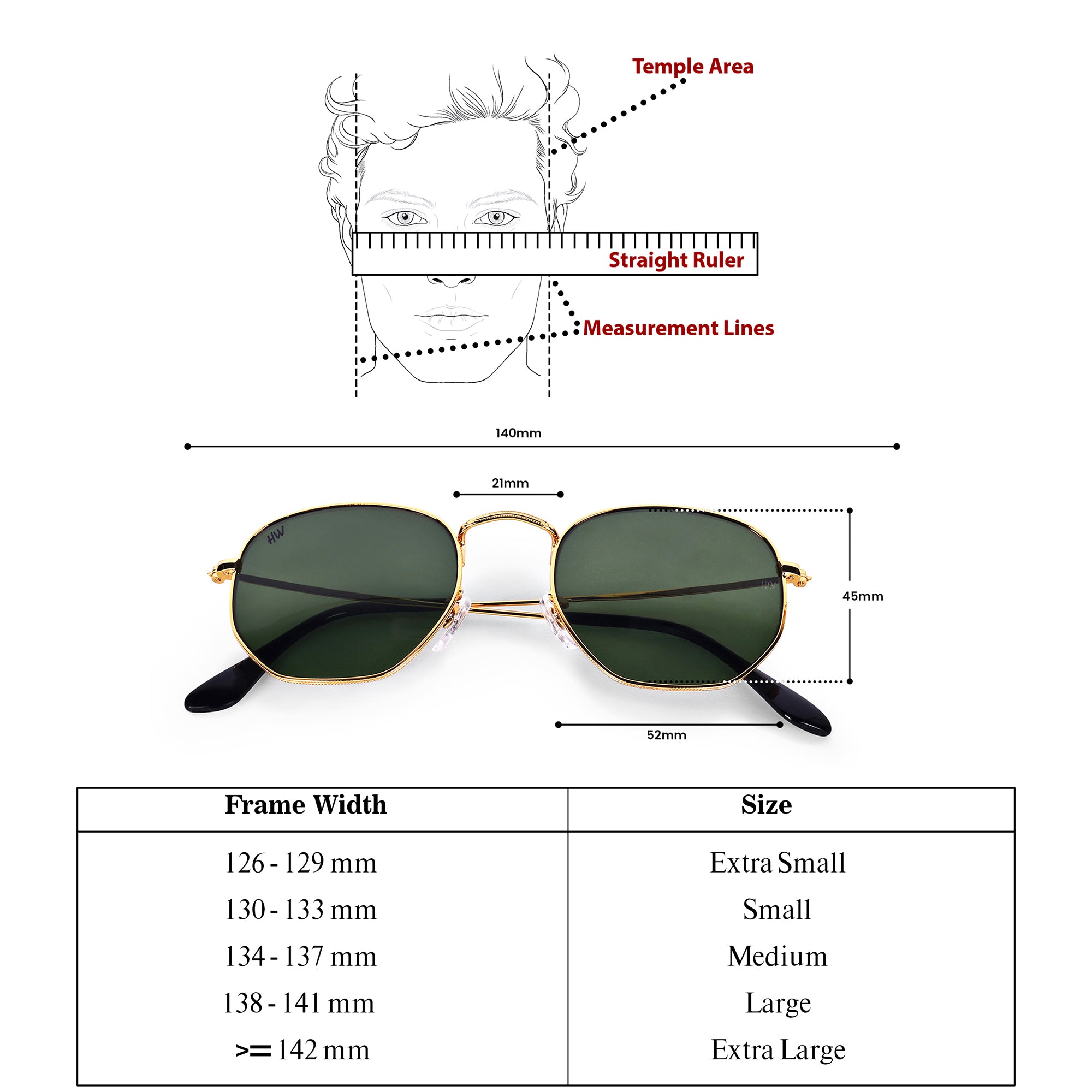 Men Hexagon UV Protected Sunglasses Gery