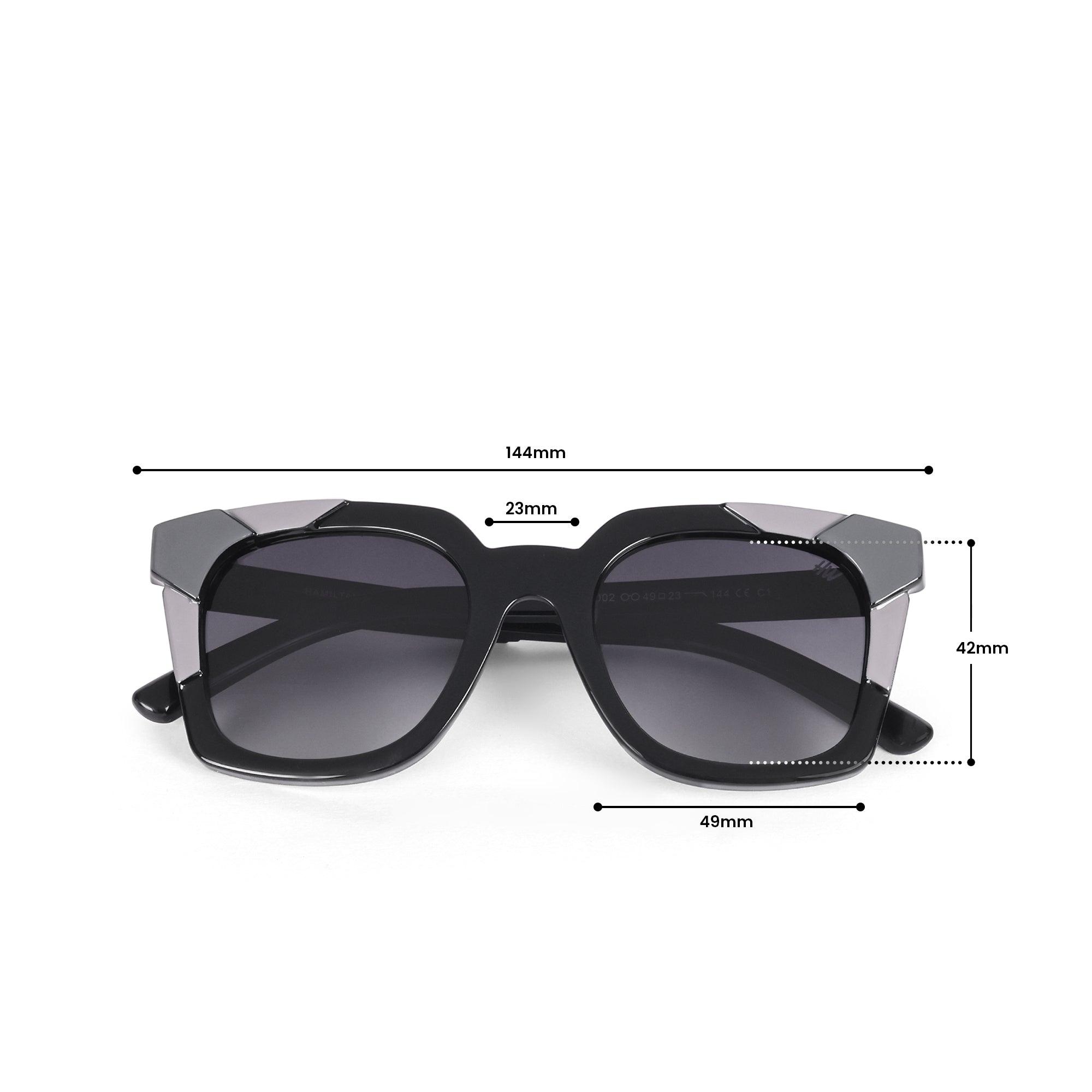Women UV Protected Wayfarer Sunglasses Black