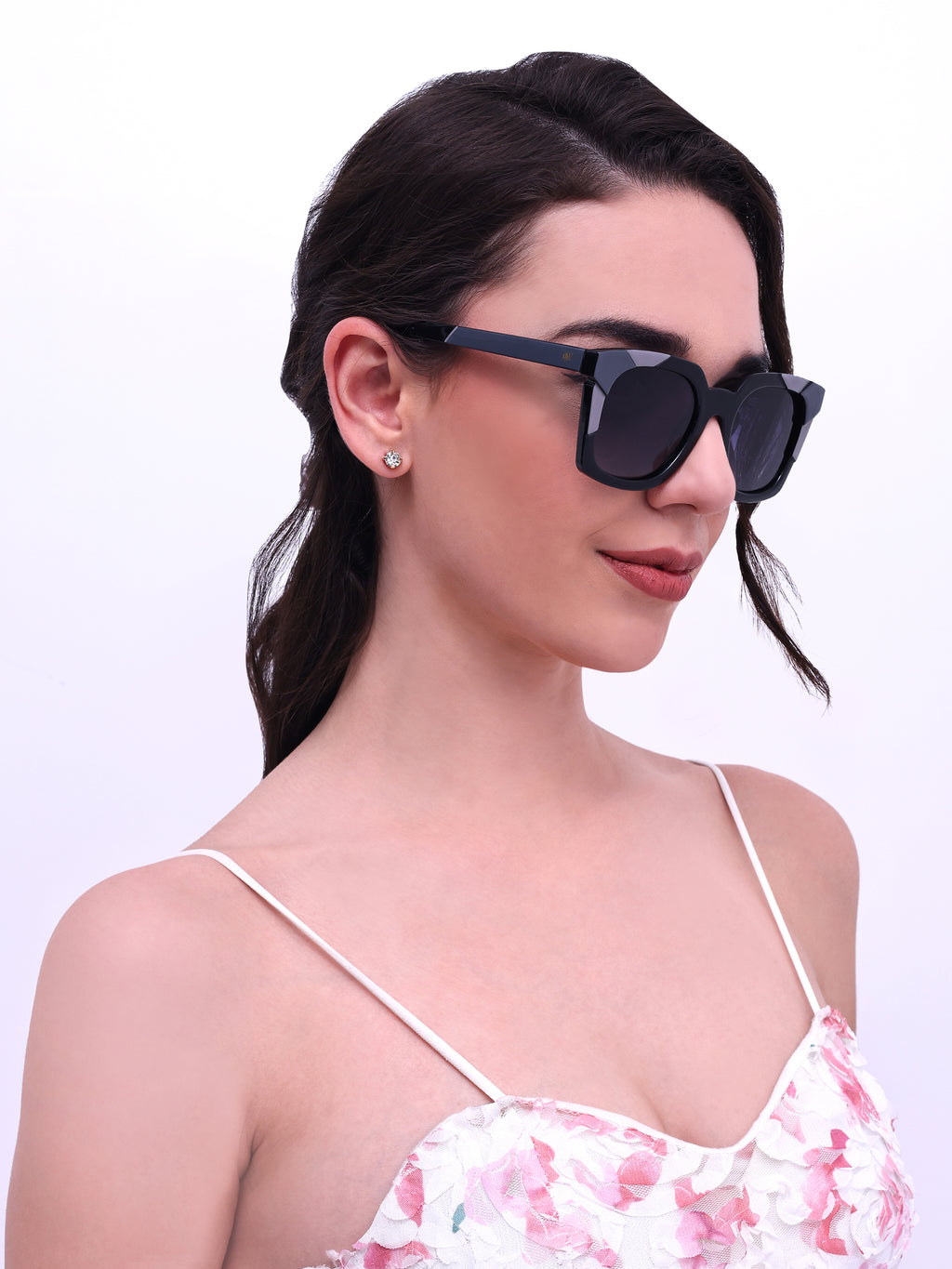 Women UV Protected Wayfarer Sunglasses Black