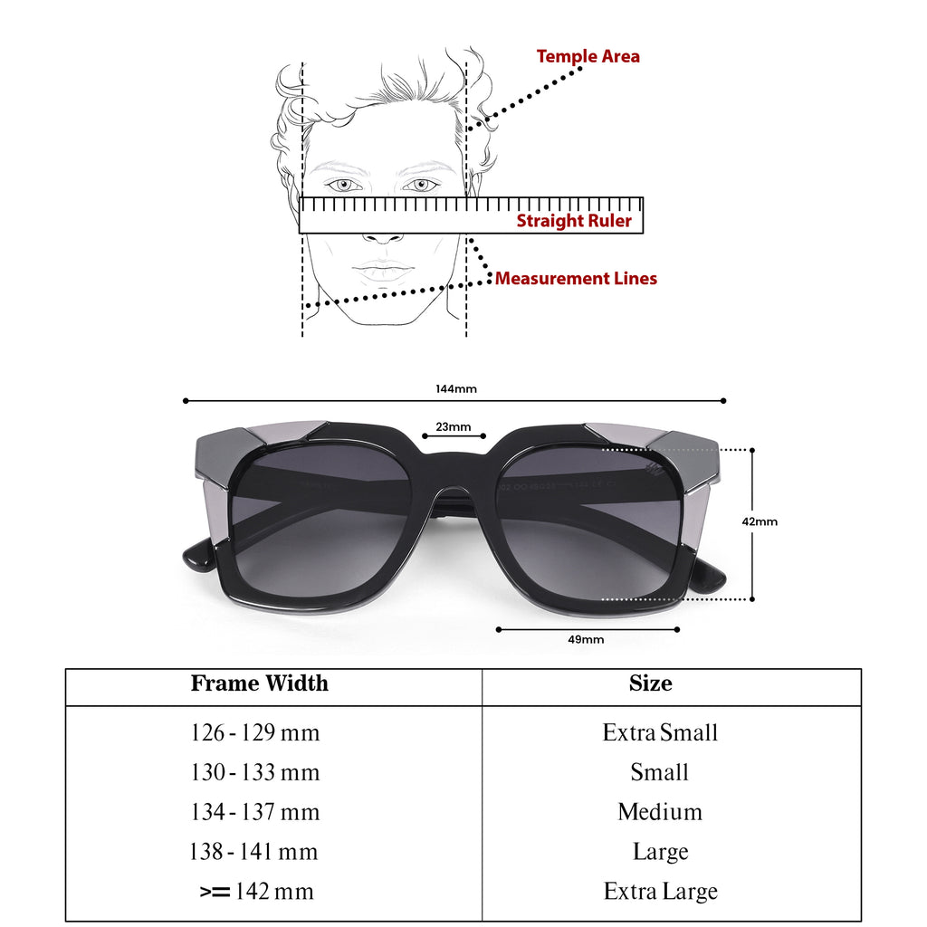 Women UV Protected Wayfarer Sunglasses Black
