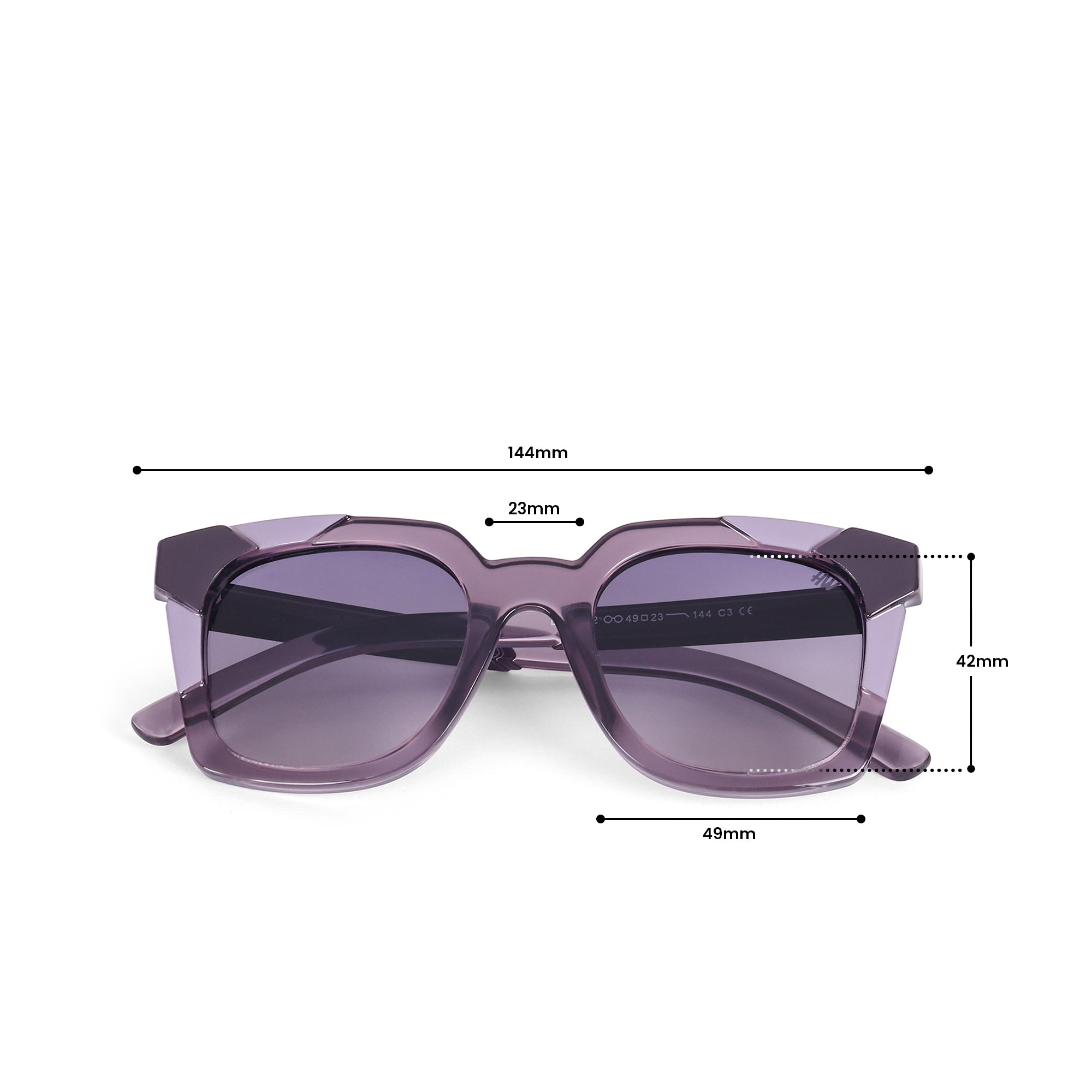 Wayfarer UV Protected Women Sunglasses Grey