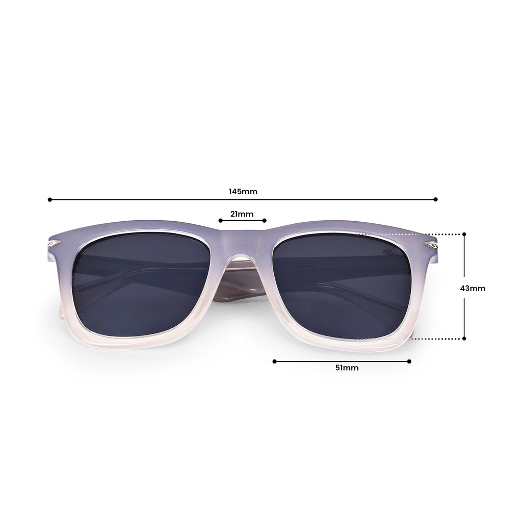 Men Wayfarer UV Protected Sunglasses Black
