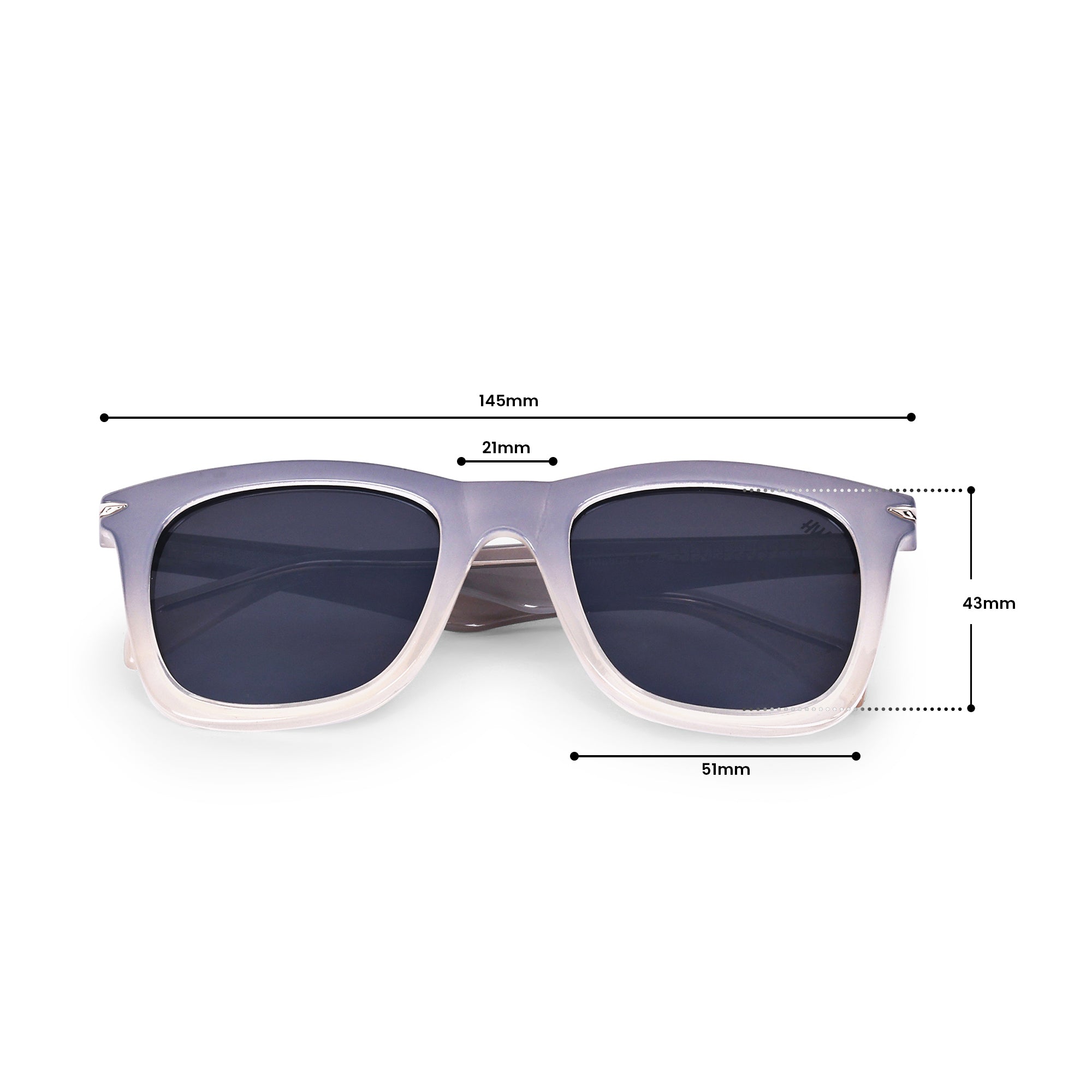Men Wayfarer UV Protected Sunglasses Black