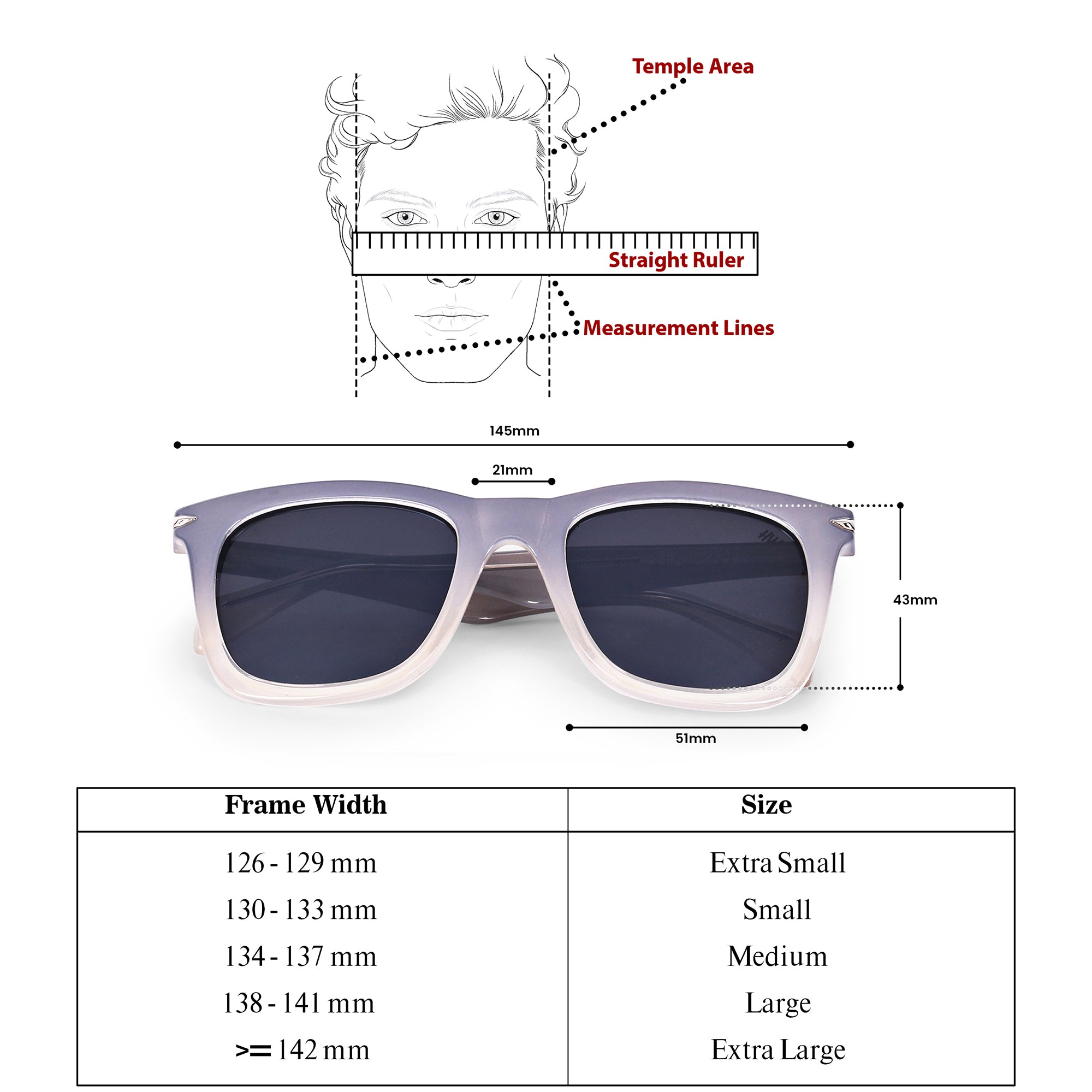 Men Wayfarer UV Protected Sunglasses Black