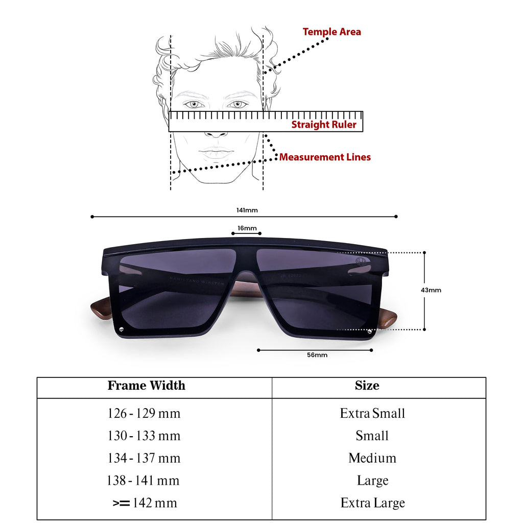 Men Rectangular UV Protected Sunglasses Black