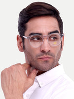 HW transparent round unisex optical - Male