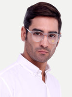 HW transparent round unisex optical - Male