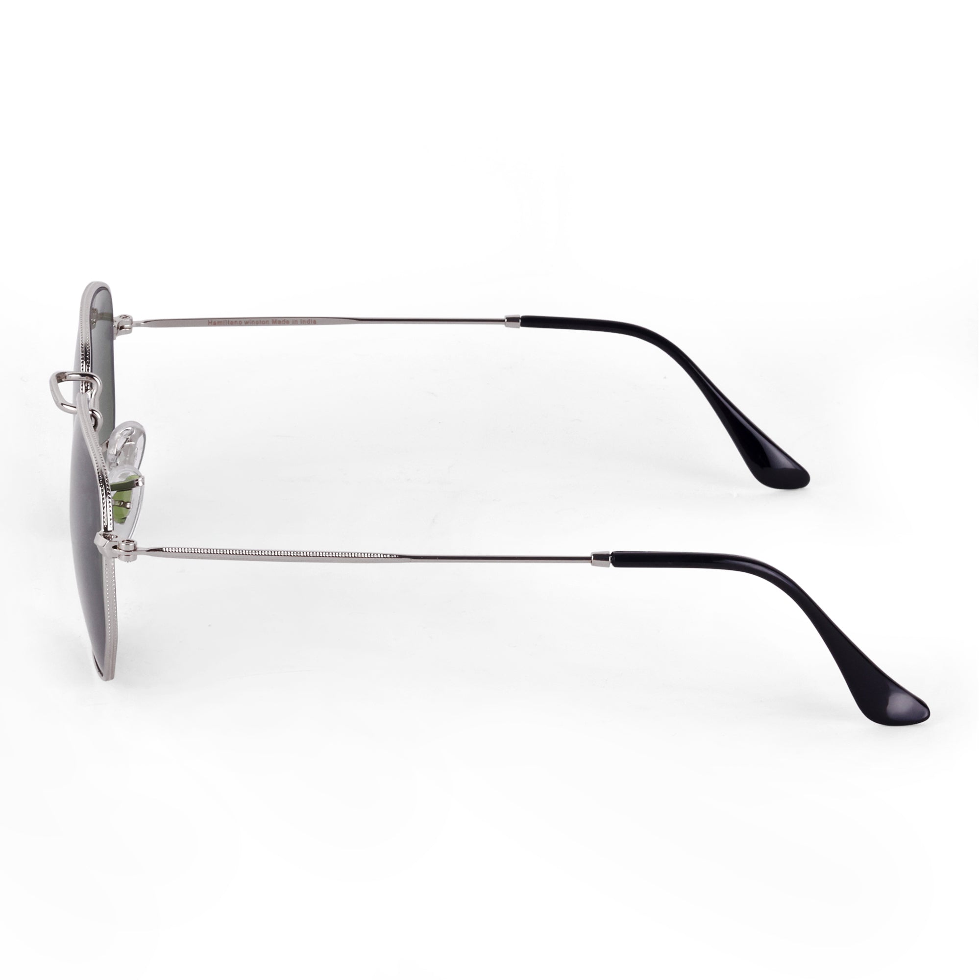 Men Hexagon UV Protected Sunglasses Grey