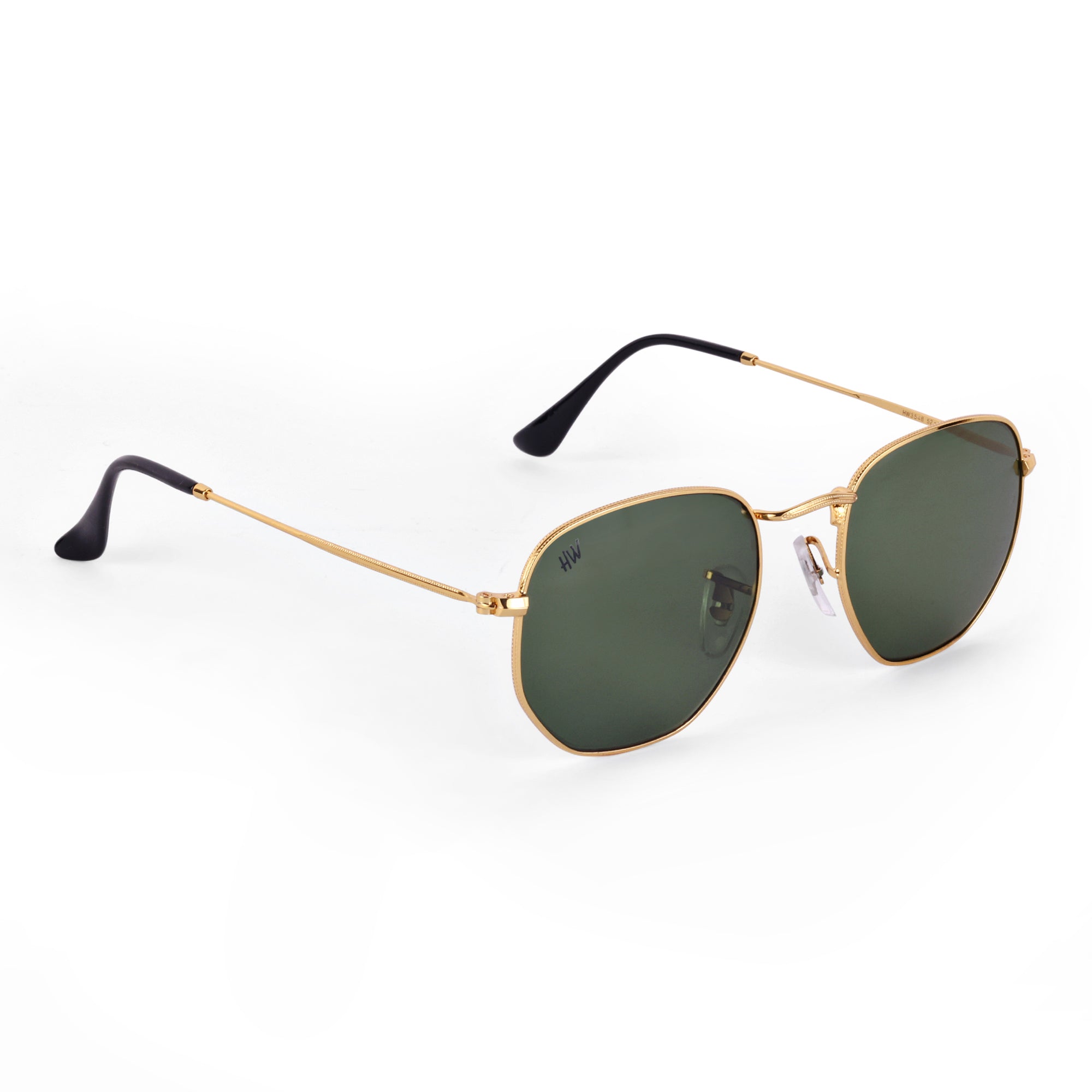Men Hexagon UV Protected Sunglasses Gery