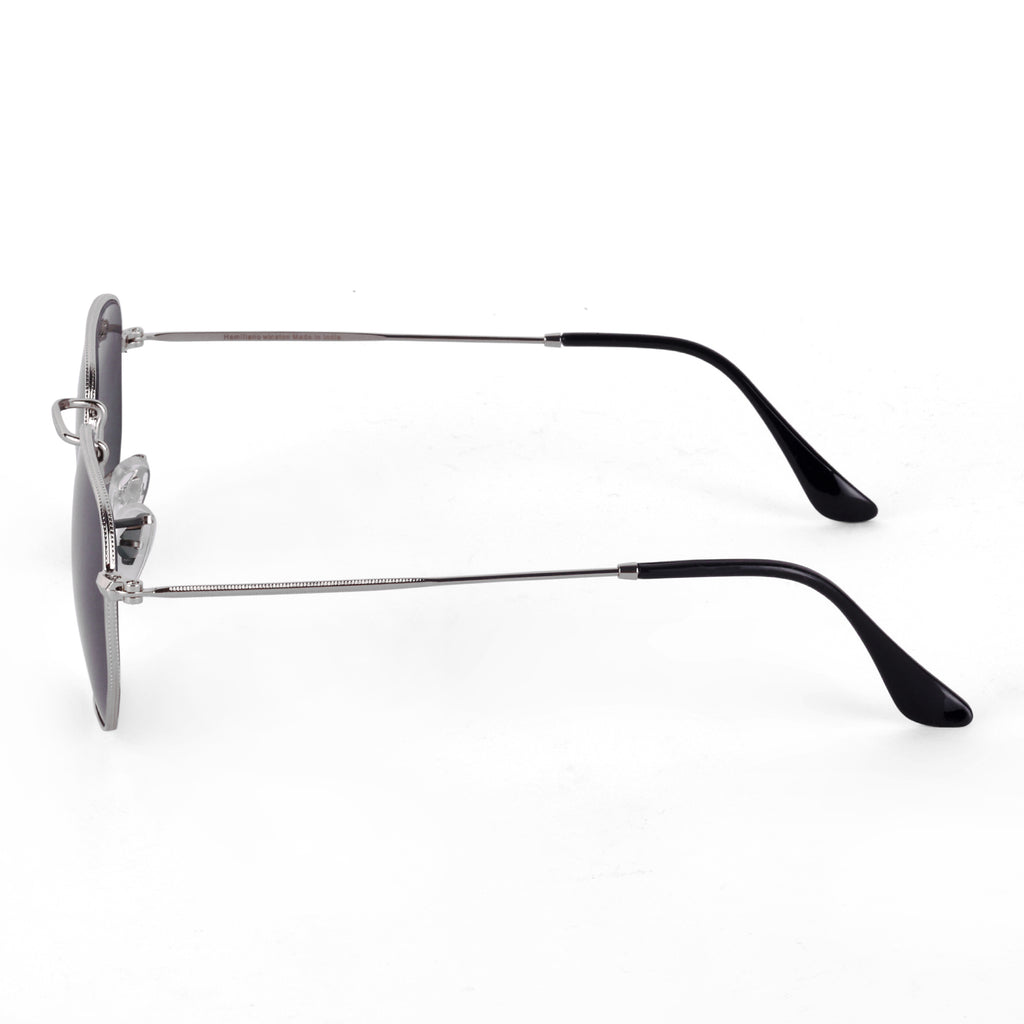 Men Hexagon UV Protected Sunglasses Black