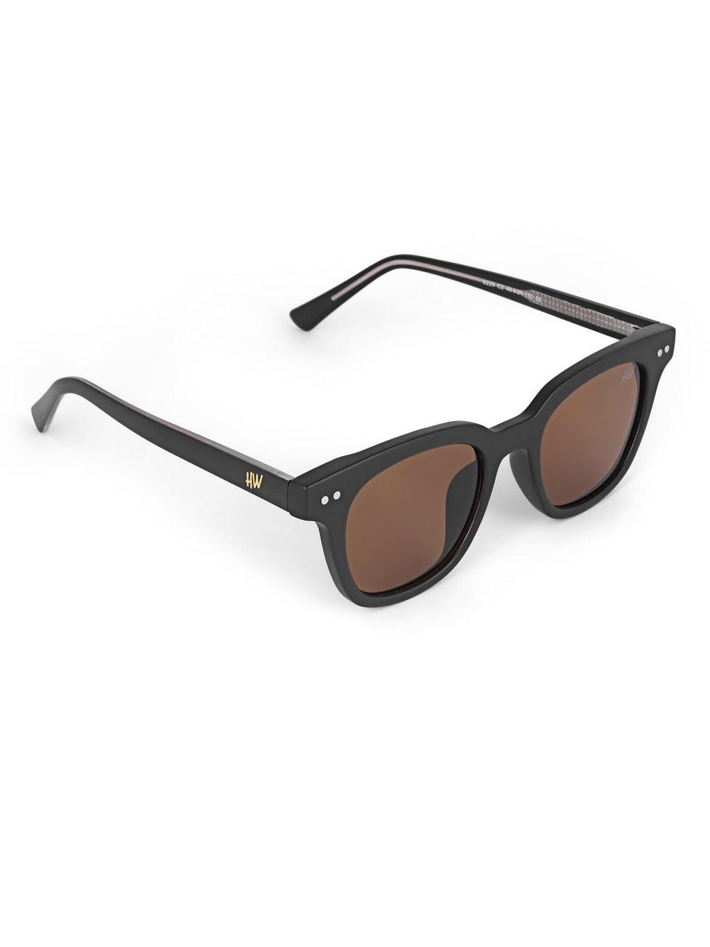 Black brown mens pento sunglasses