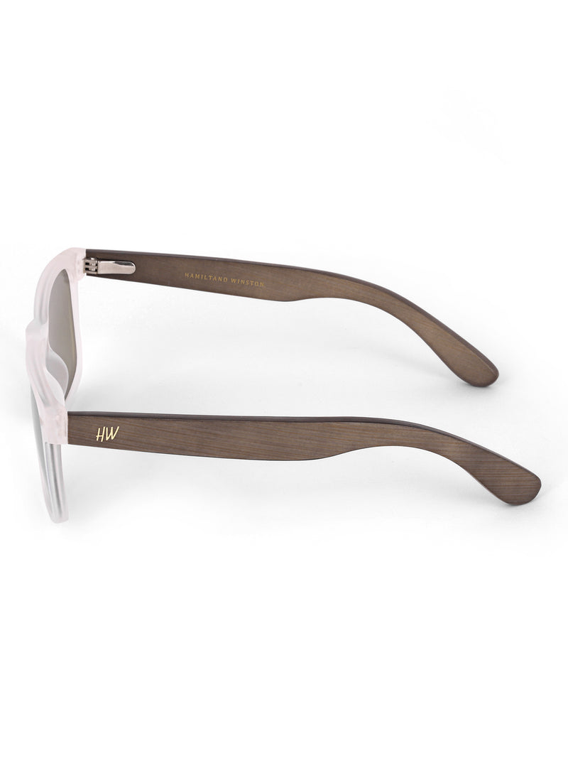 Green reflector mens sunglasses