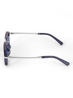 Blue metal wayfarer mens sunglasses